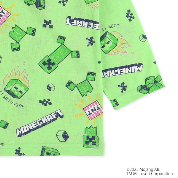 長袖パジャマ（マインクラフト・クリーパー）