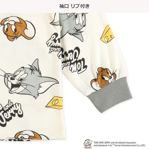 長袖パジャマ（トムとジェリー総柄）