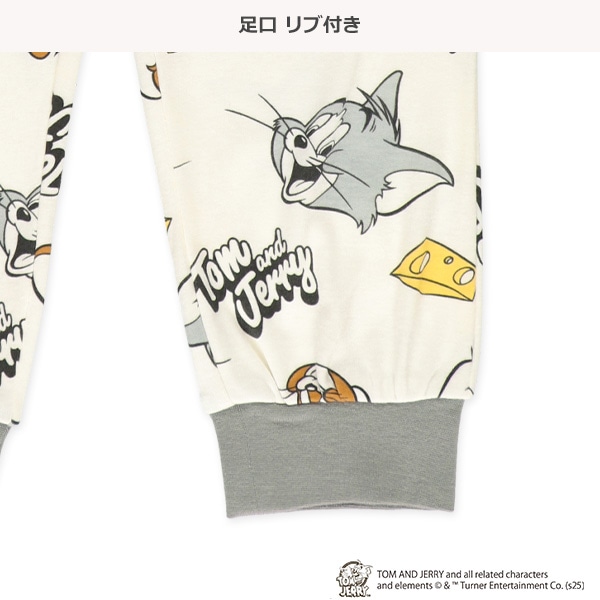 長袖パジャマ（トムとジェリー総柄）