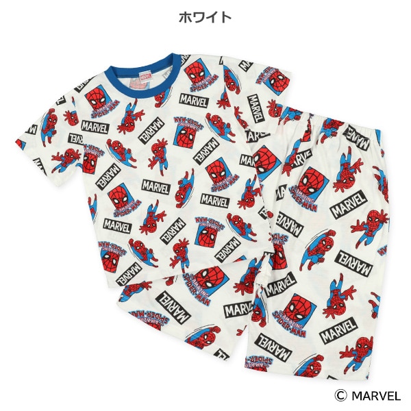 半袖パジャマ（スパイダーマン総柄）