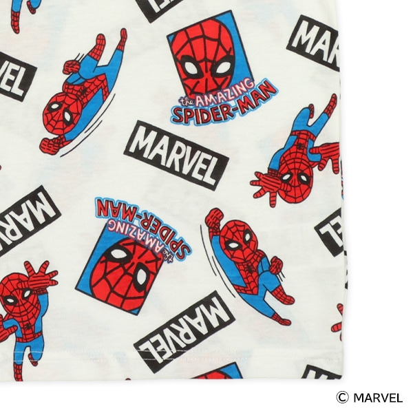 半袖パジャマ（スパイダーマン総柄）