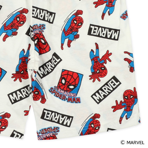 半袖パジャマ（スパイダーマン総柄）