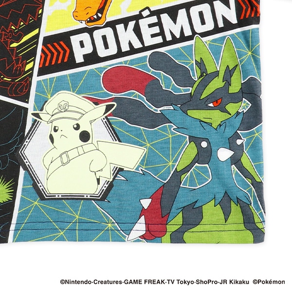 蓄光プリント半袖パジャマ（ポケモン）