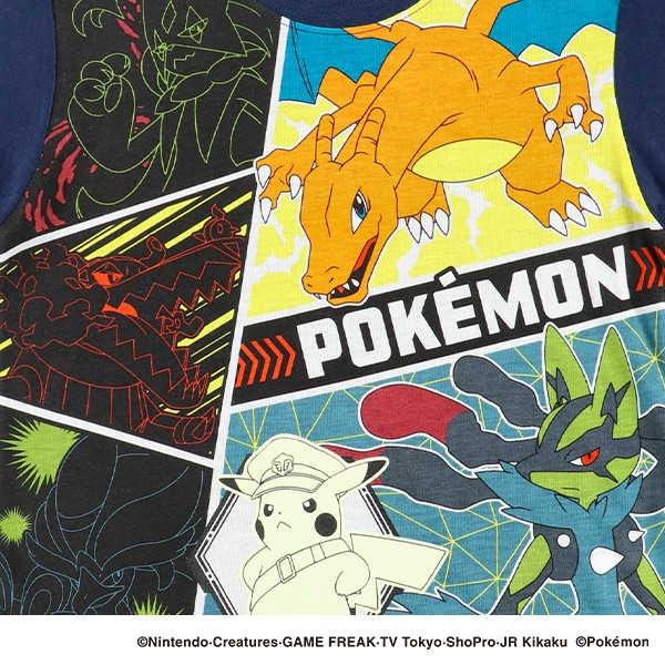 蓄光プリント半袖パジャマ（ポケモン）
