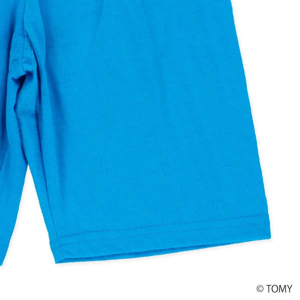 蓄光プリント半袖パジャマ（プラレール）