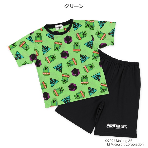 半袖パジャマ（マインクラフト）