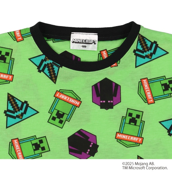 半袖パジャマ（マインクラフト）