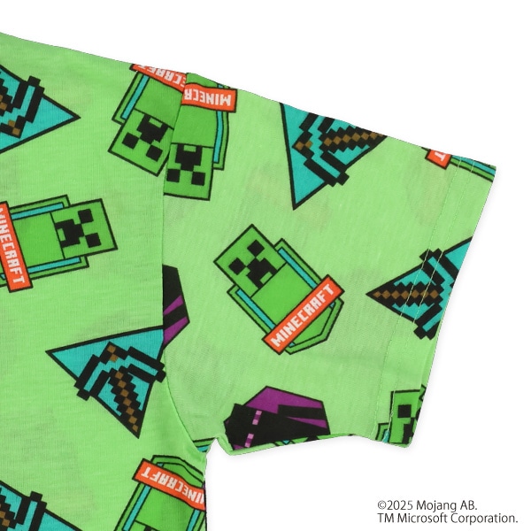 半袖パジャマ（マインクラフト）