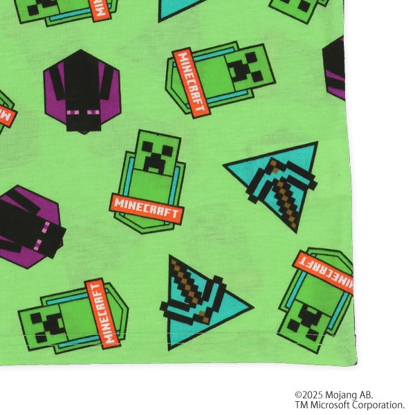 半袖パジャマ（マインクラフト）