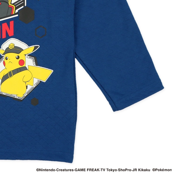 蓄光プリントニットキルト長袖パジャマ（ポケモン）