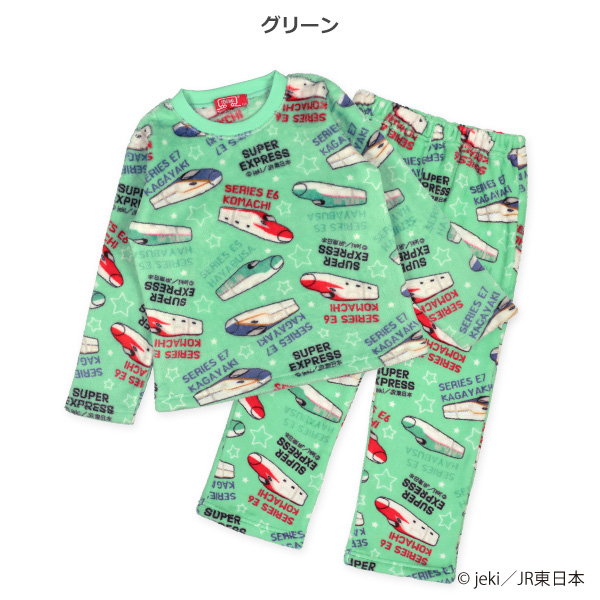 マイクロフリース長袖パジャマ（デンタマ）