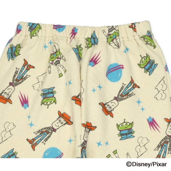 ニットキルト長袖パジャマ（トイ・ストーリー総柄）