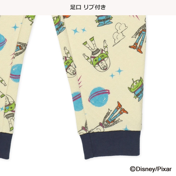 ニットキルト長袖パジャマ（トイ・ストーリー総柄）