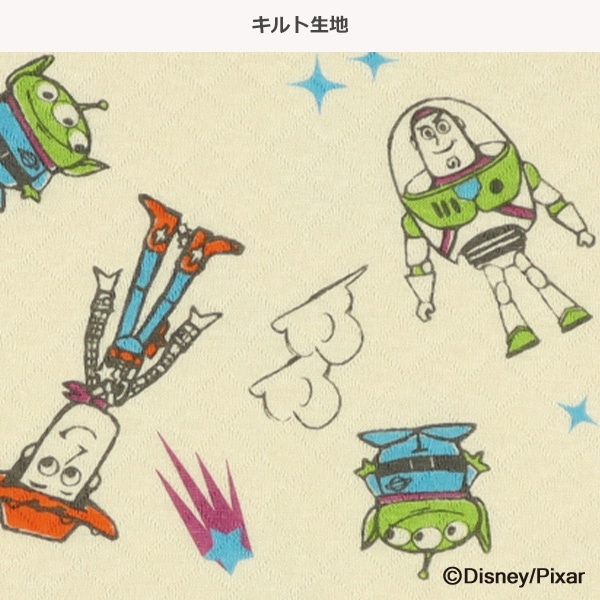 ニットキルト長袖パジャマ（トイ・ストーリー総柄）