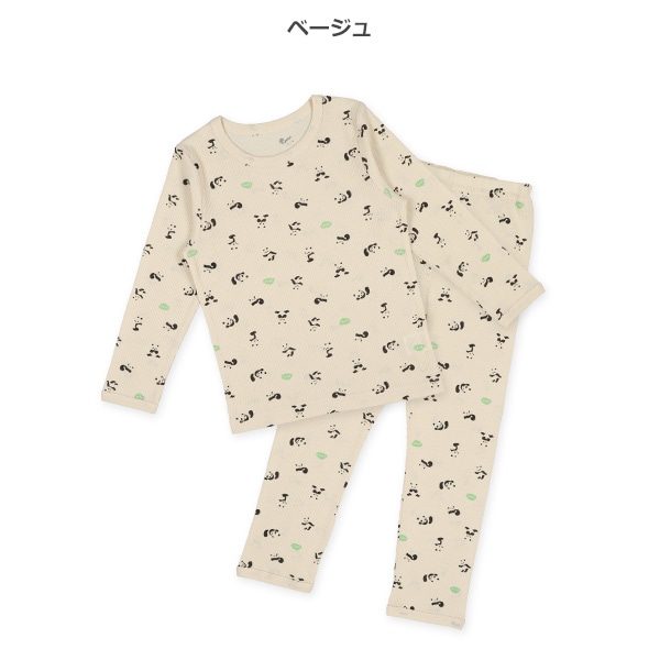 2枚組長袖パジャマ（パンダ）