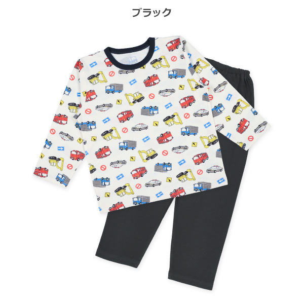 2枚組長袖パジャマ（はたらくくるま）