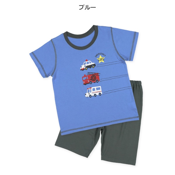 2枚組半袖パジャマ（はたらくくるま）