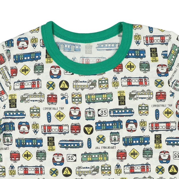 2枚組半袖パジャマ（トレイン）