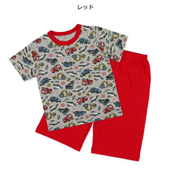 2枚組半袖パジャマ（くるま）