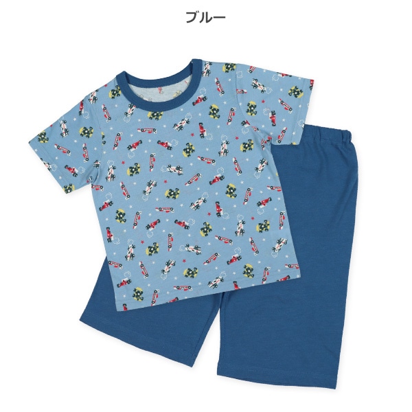 2枚組半袖パジャマ（くるま）