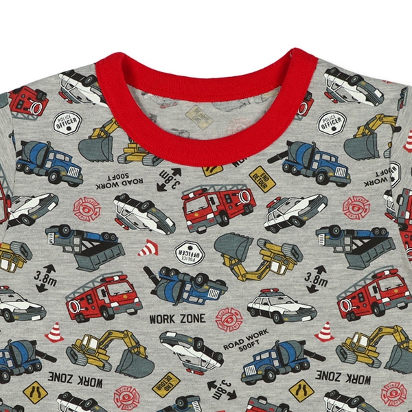 2枚組半袖パジャマ（くるま）