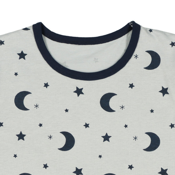 2枚組半袖パジャマ（月・星）