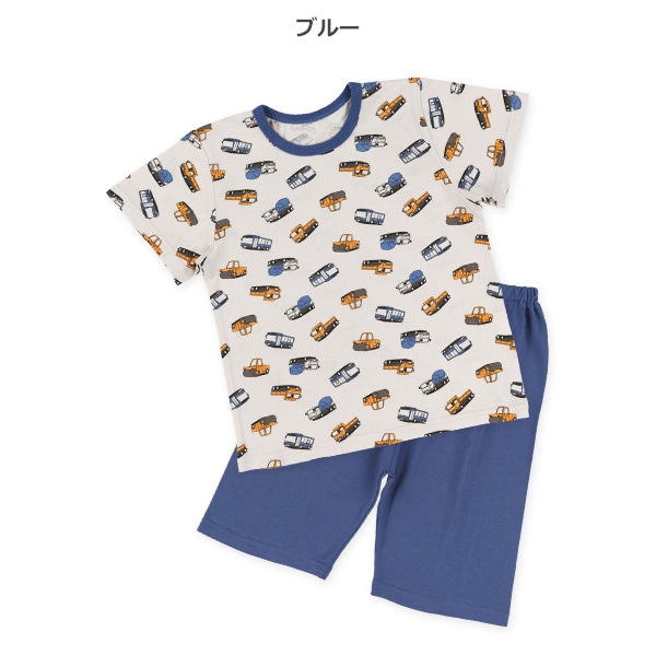 2枚組半袖パジャマ（はたらくくるま）