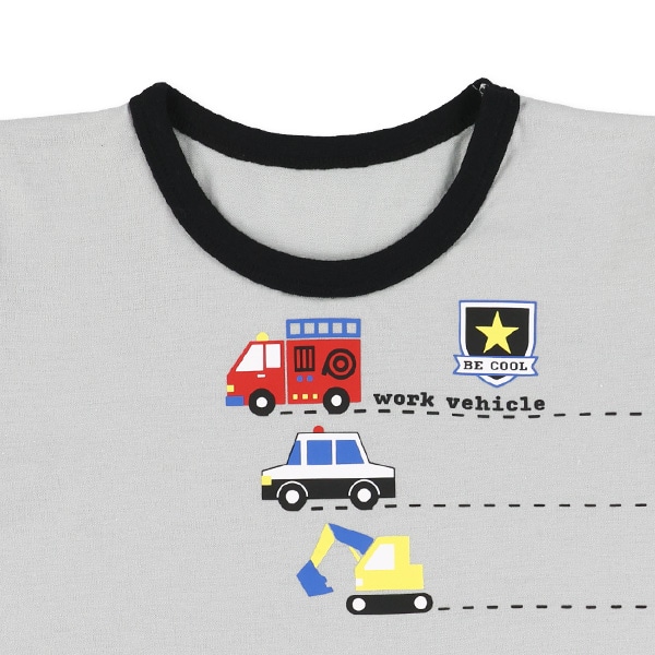 2枚組半袖パジャマ（はたらくくるま）