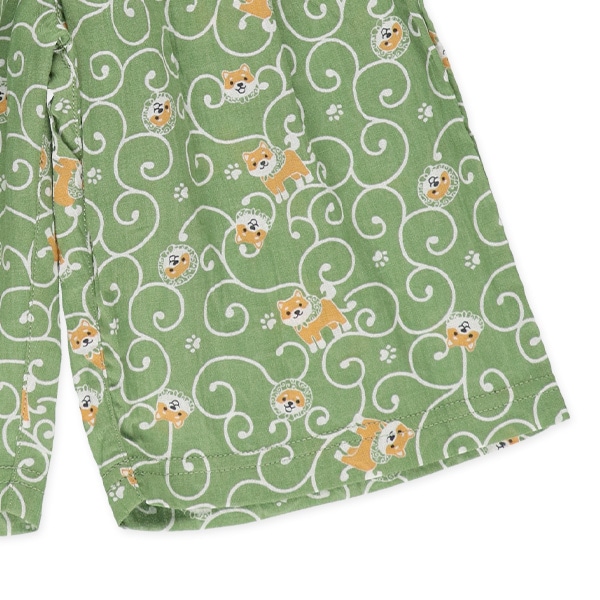 腹巻付きステテコ（唐草柴犬）