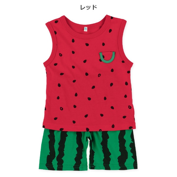 スイカなりきりタンクトップ&パンツセット