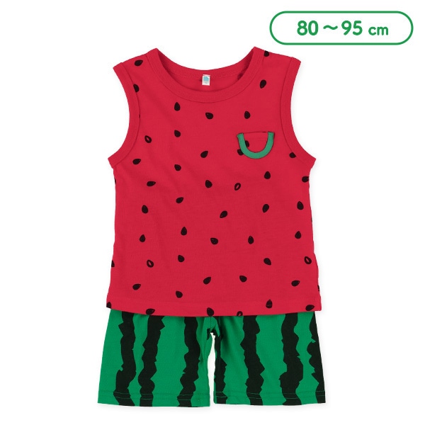 スイカなりきりタンクトップ&パンツセット