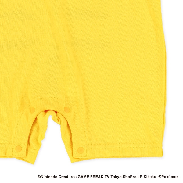 半袖Tシャツ&オーバーオールセット（ピカチュウ）