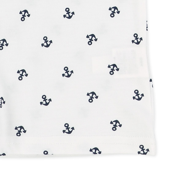 イカリ半袖Tシャツ&サロペットセット