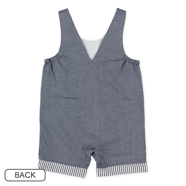 イカリ半袖Tシャツ&サロペットセット