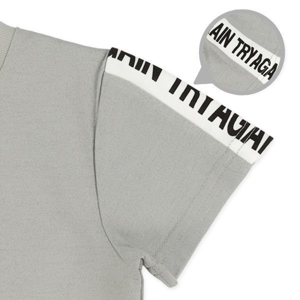 ロゴライン半袖Tシャツ＆パンツセット