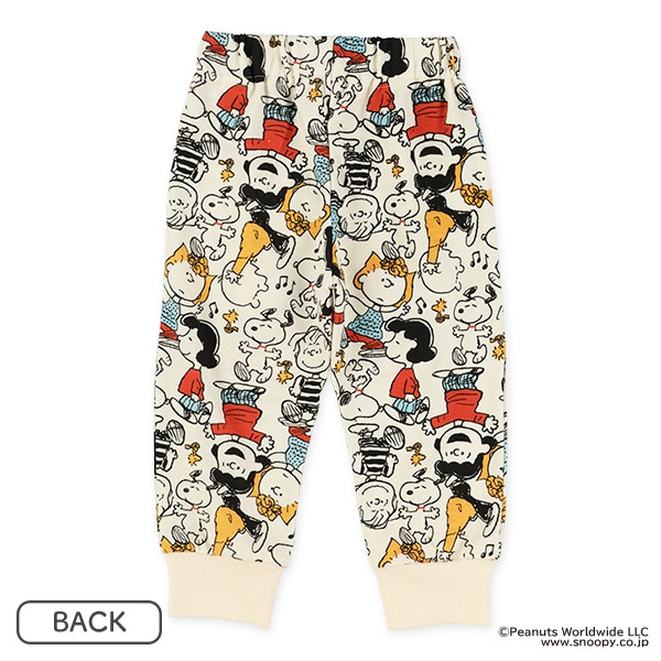 ミニ裏毛トップス&パンツセット（スヌーピー）