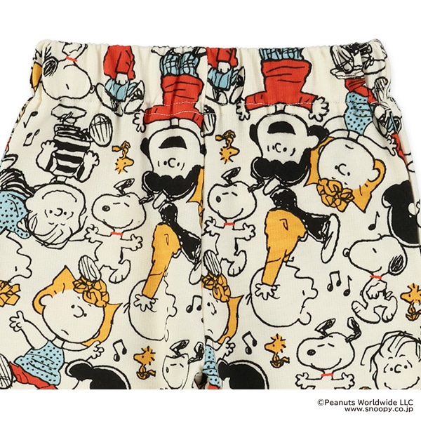 ミニ裏毛トップス&パンツセット（スヌーピー）