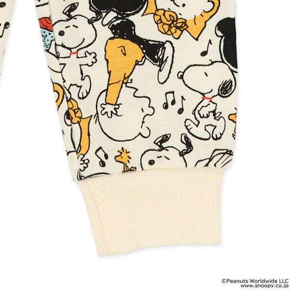 ミニ裏毛トップス&パンツセット（スヌーピー）