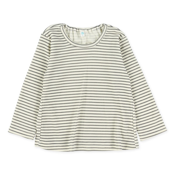 8分丈ダンガリーくまフェイスサロペット&Tシャツセット