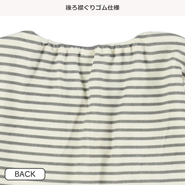 8分丈ダンガリーくまフェイスサロペット&Tシャツセット