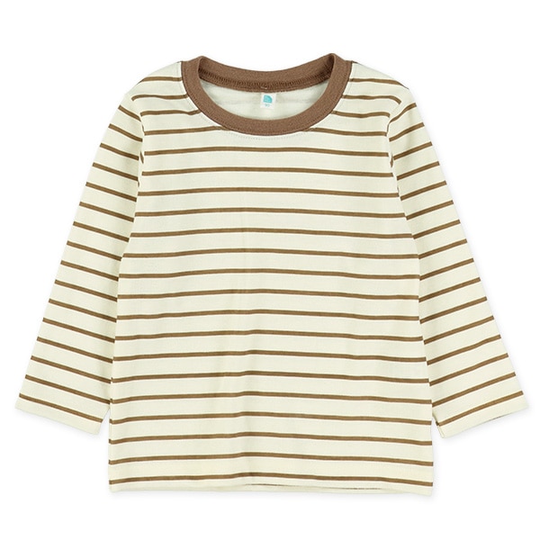 ニットコール8分丈くまサロペットパンツ＆長袖Tシャツセット