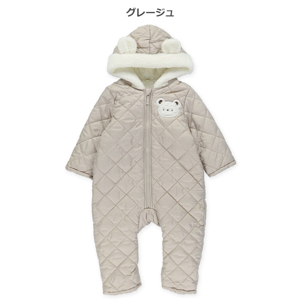 キルトくま耳スキージャンプスーツ