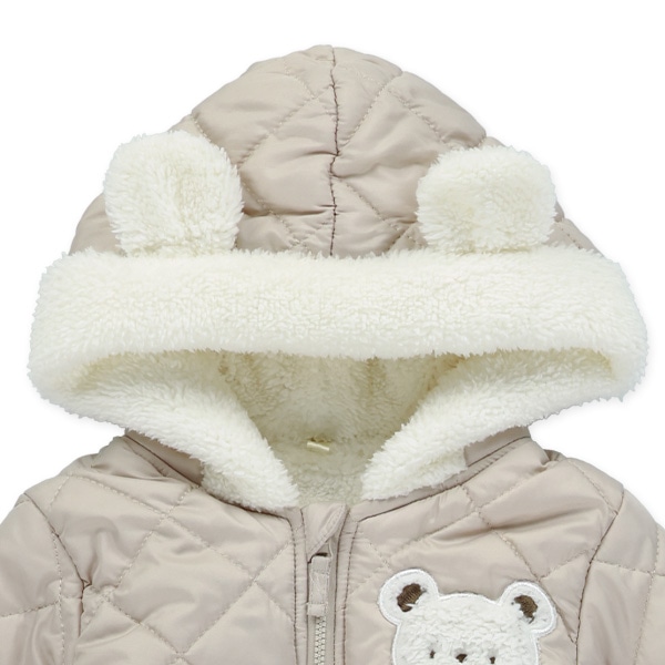 キルトくま耳スキージャンプスーツ