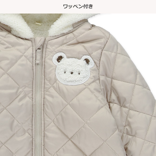 キルトくま耳スキージャンプスーツ