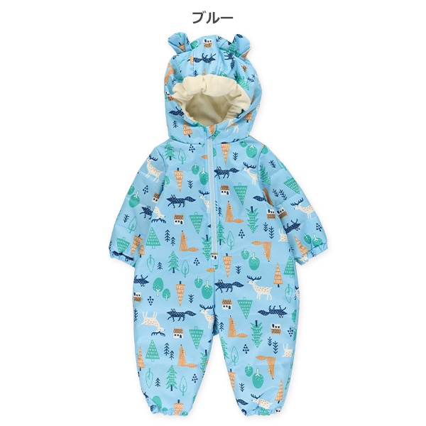 北欧風アニマル柄スキージャンプスーツ