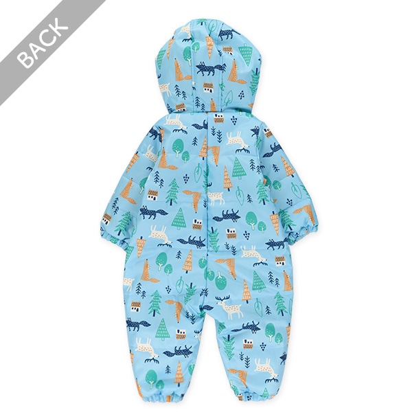 北欧風アニマル柄スキージャンプスーツ