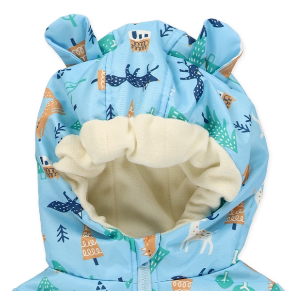 北欧風アニマル柄スキージャンプスーツ