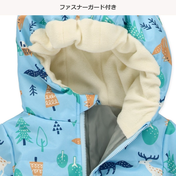 北欧風アニマル柄スキージャンプスーツ