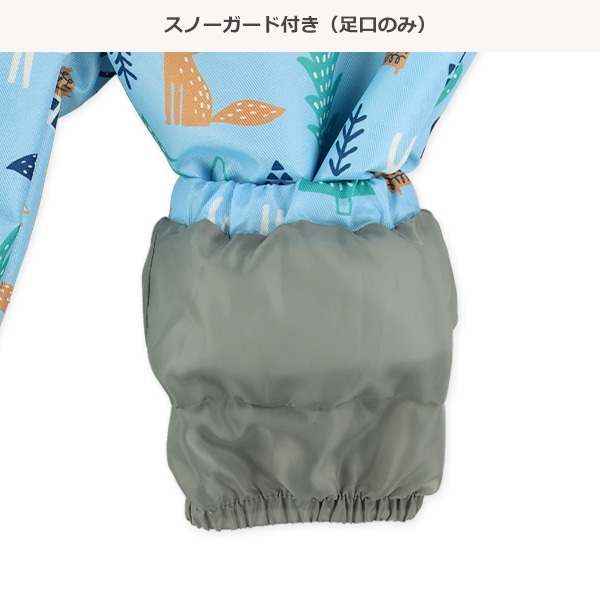 北欧風アニマル柄スキージャンプスーツ