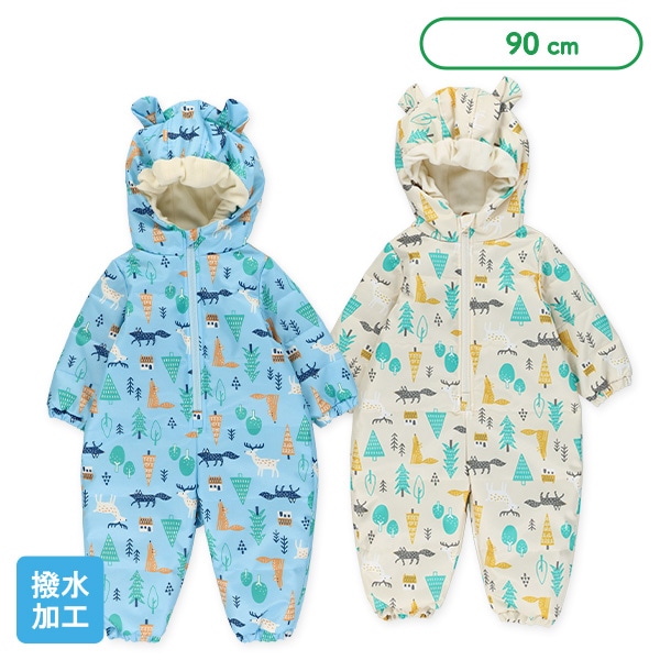 北欧風アニマル柄スキージャンプスーツ